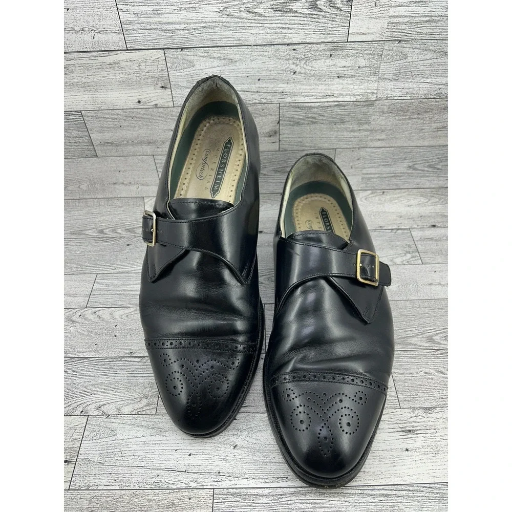 Florsheim Imperial‎ Shoes Mens Size 10 Monk Strap Comfortech Dress Classic USA